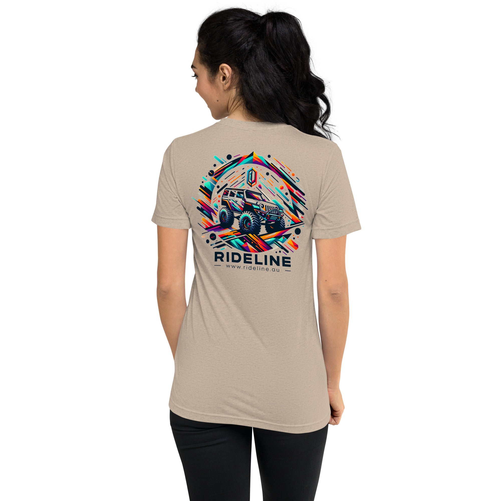 Off-Road Odyssey Tee: Abstract 4x4 Adventure Series