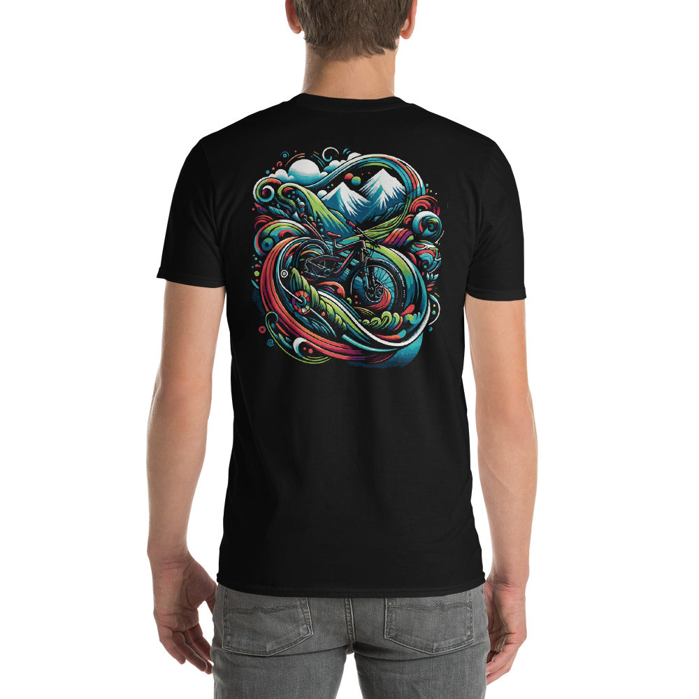 Whirlwind Trails Mountain Biking Tee: Nature's Rhapsody Edition